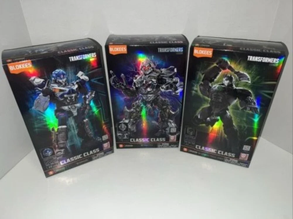 BLOKEES TRANSFORMERS Model Kits MEGATRON, Mirage, Optimus Primal Robot 3 Figures